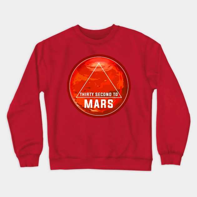 Red second mars Crewneck Sweatshirt by Roni Dan Neni